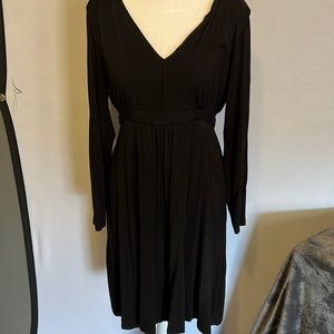 Casual lightweight little black dress